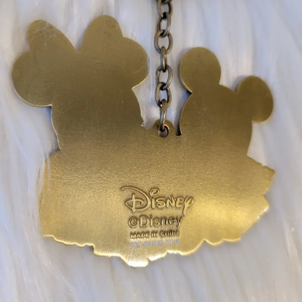 Disney Autumn Mickey & Minnie Mouse Keychain